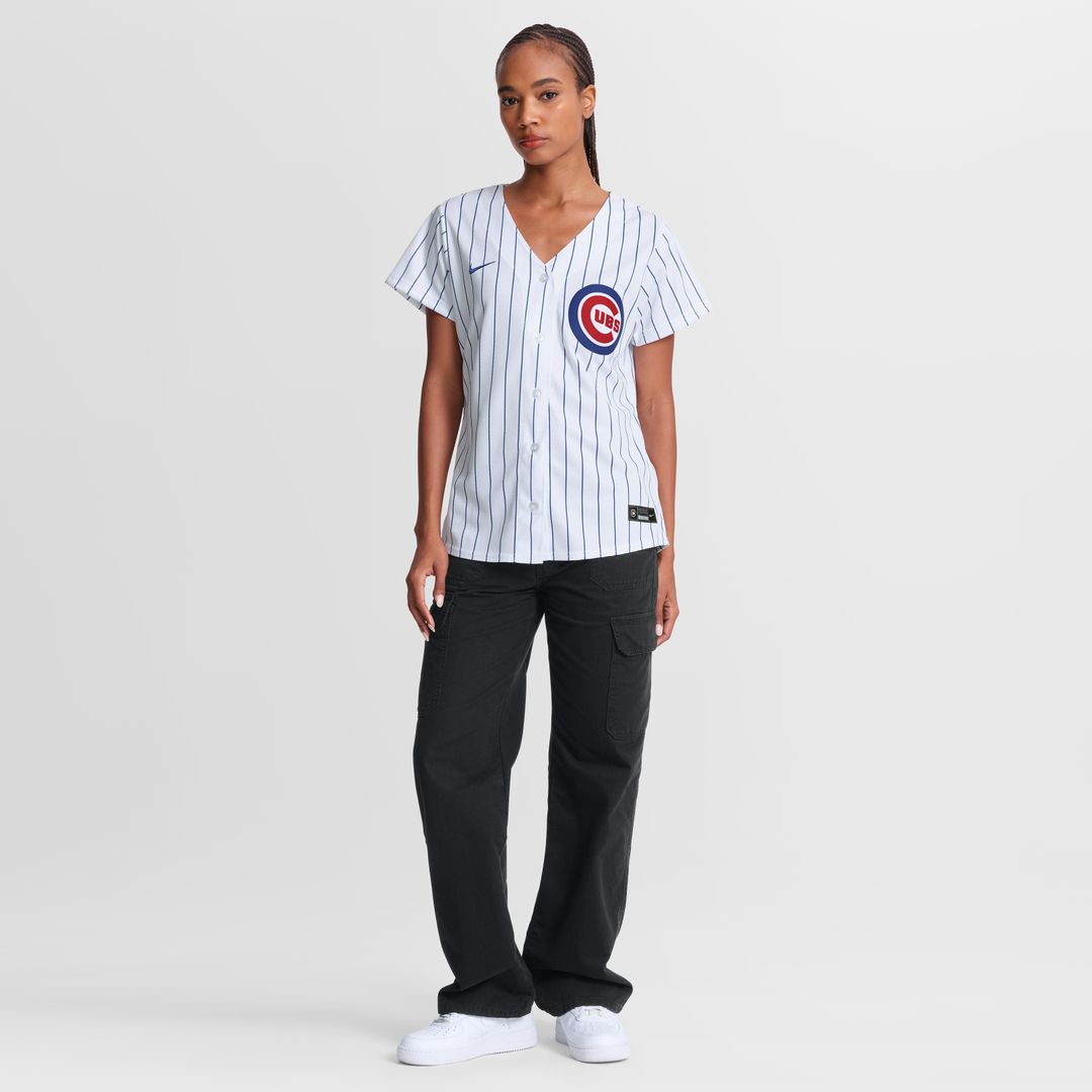 Chicago Cubs Nike Women's Home Replica Jersey - White