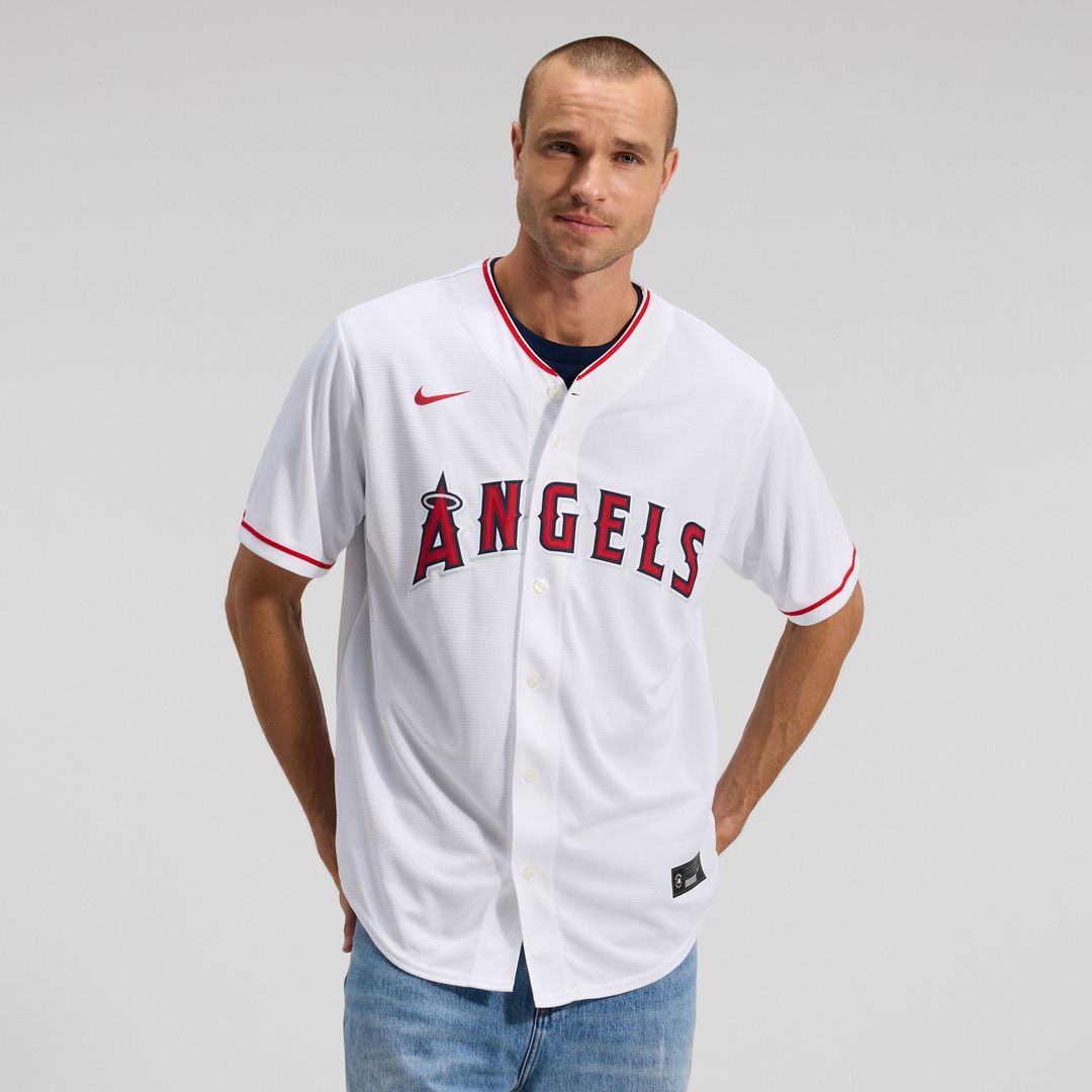 Los Angeles Angels Nike Home Replica Team Jersey - White