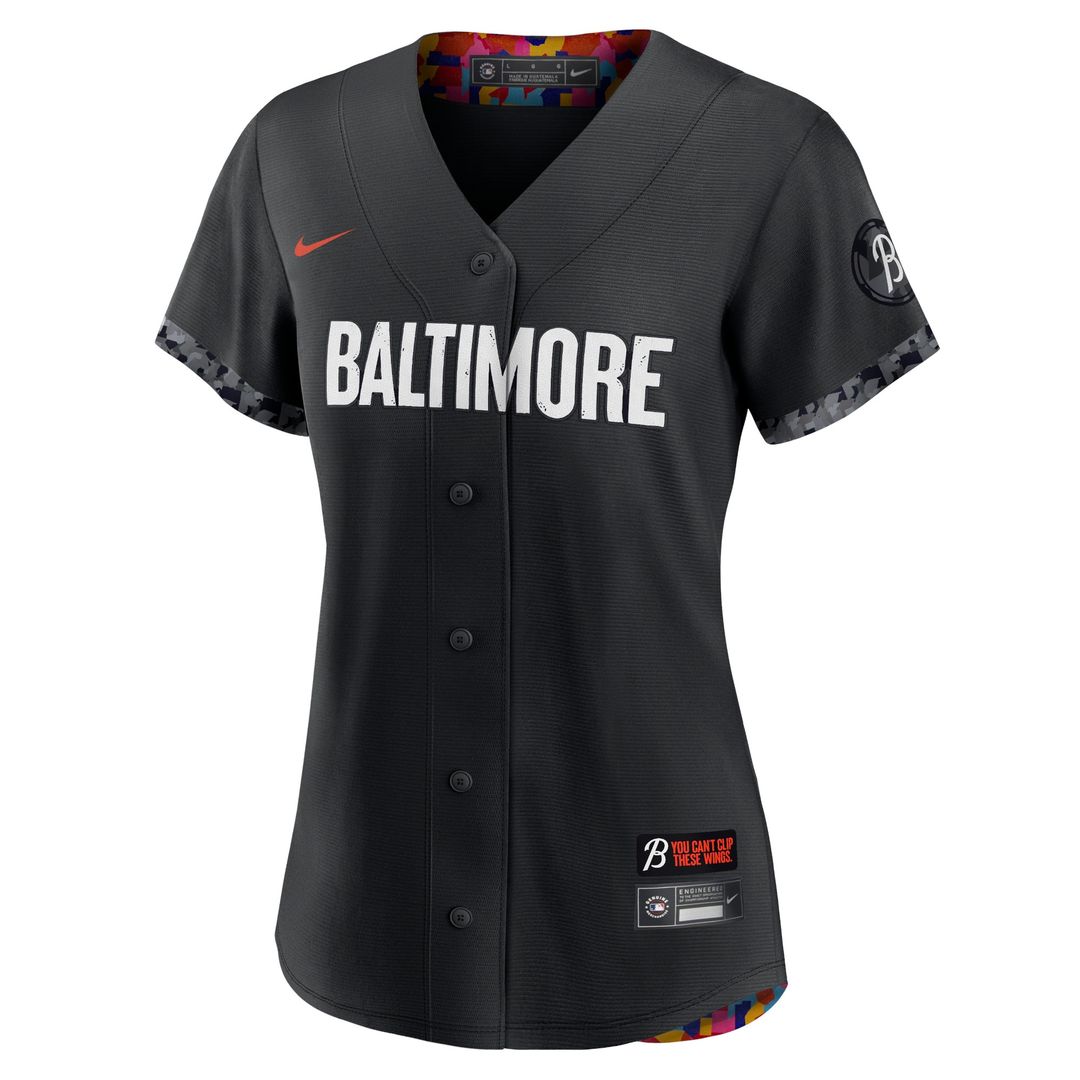 Baltimore Orioles Nike Women's City Connect Replica Jersey - Black