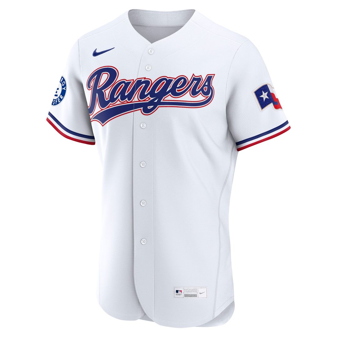 Texas Rangers Nike Alternate Authentic Jersey - Light Blue