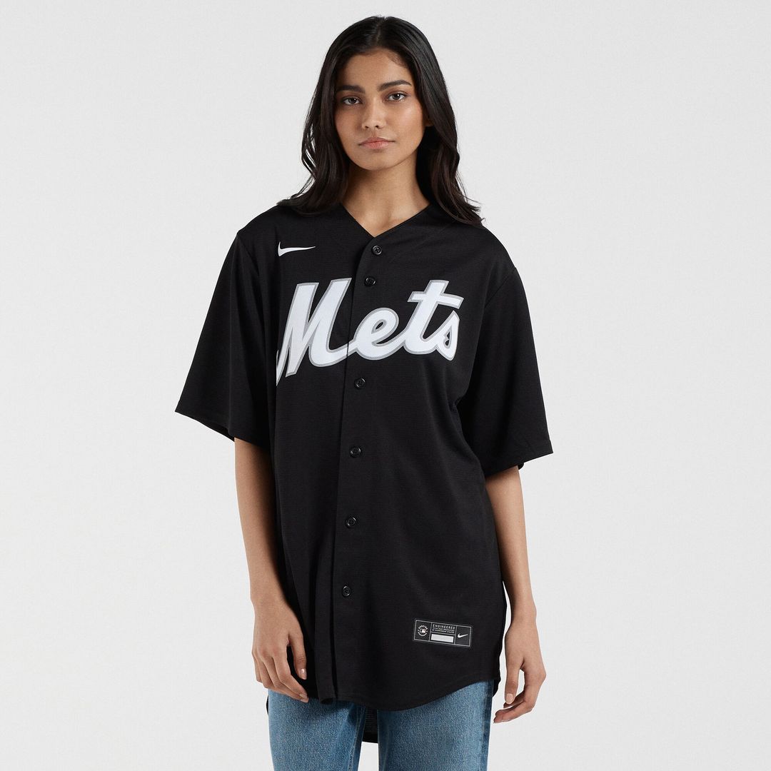 Francisco Lindor New York Mets Nike  Replica Player Jersey - Black