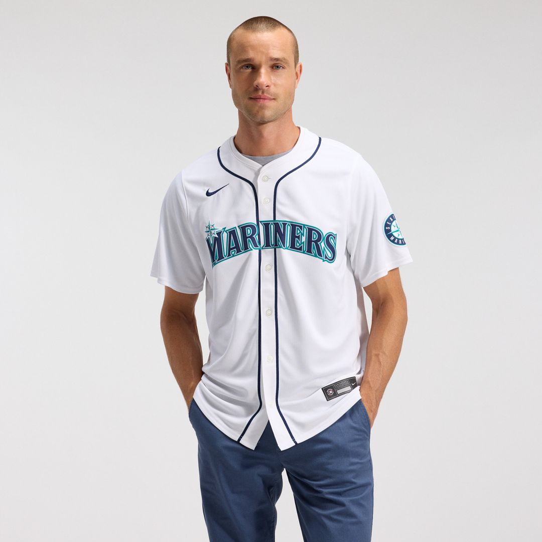 Cal Raleigh Seattle Mariners Nike Home Limited Player Jersey - White