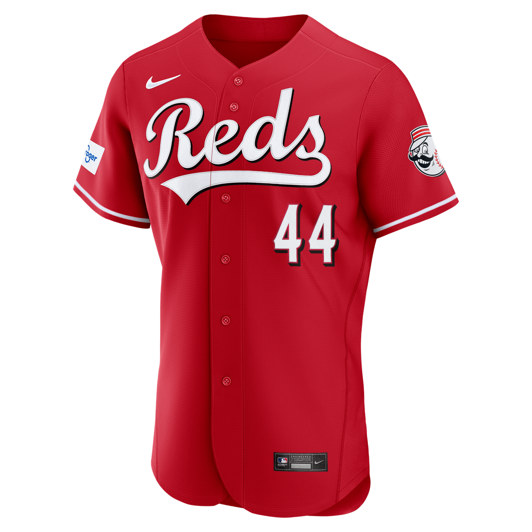 Elly De La Cruz Cincinnati Reds Nike Alternate Authentic Sponsor Patch Jersey - Red