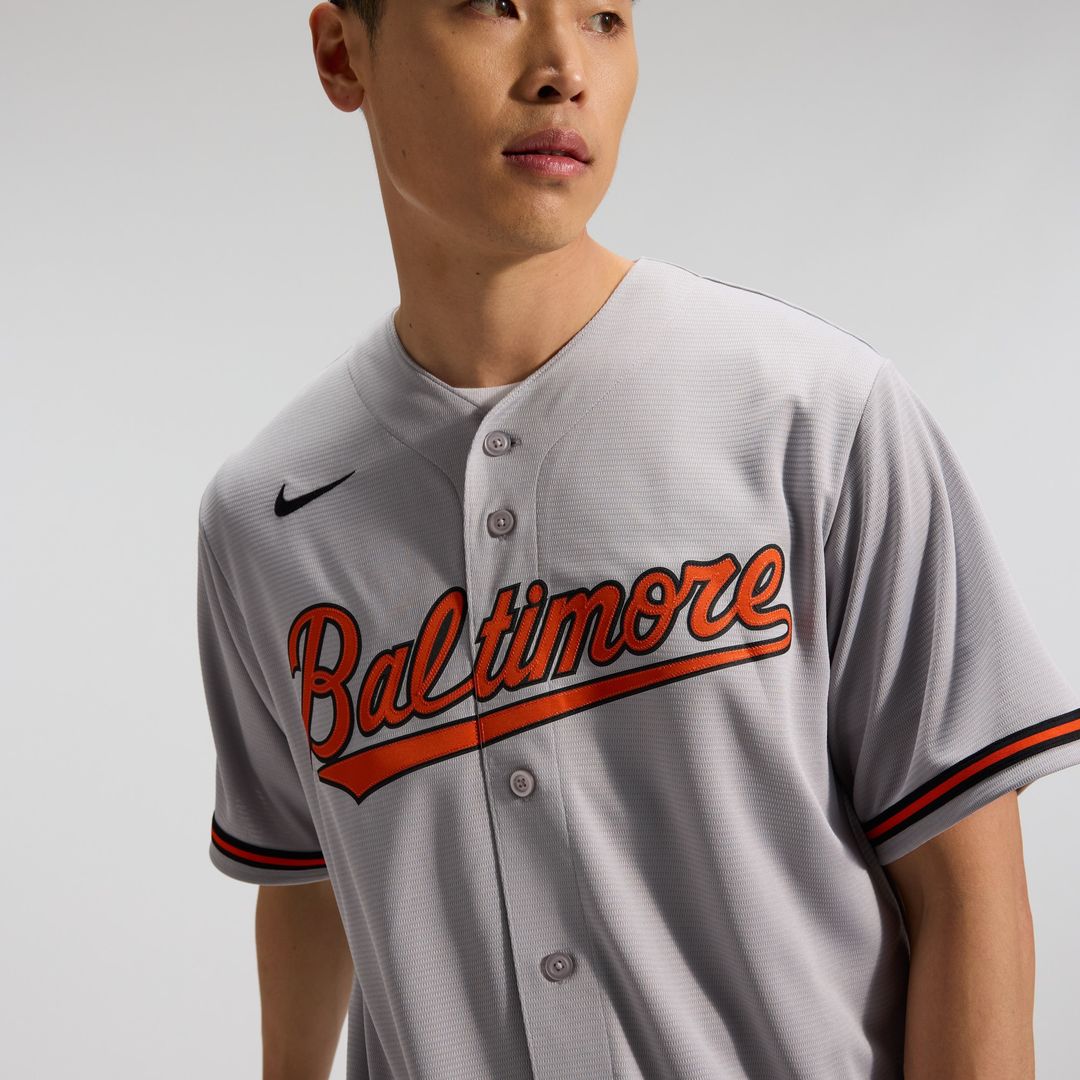 Baltimore Orioles Nike Road Replica Team Jersey - Gray