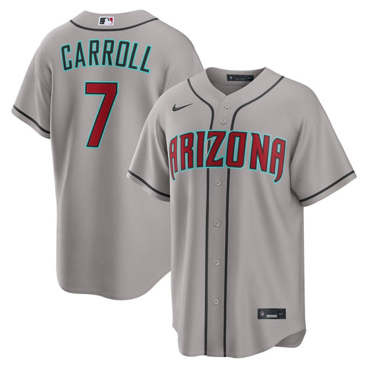 Corbin Carroll Arizona Diamondbacks Nike Road Replica Jersey - Gray