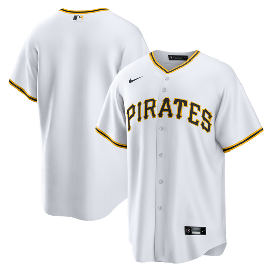 Pittsburgh Pirates Nike Home Big & Tall Replica Jersey - White