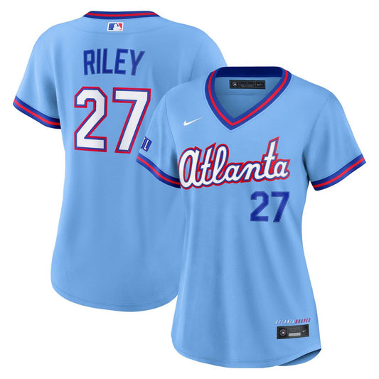 Austin Riley Atlanta Braves Nike Women's 2026 City Connect Stadium Jersey - Powder Blue