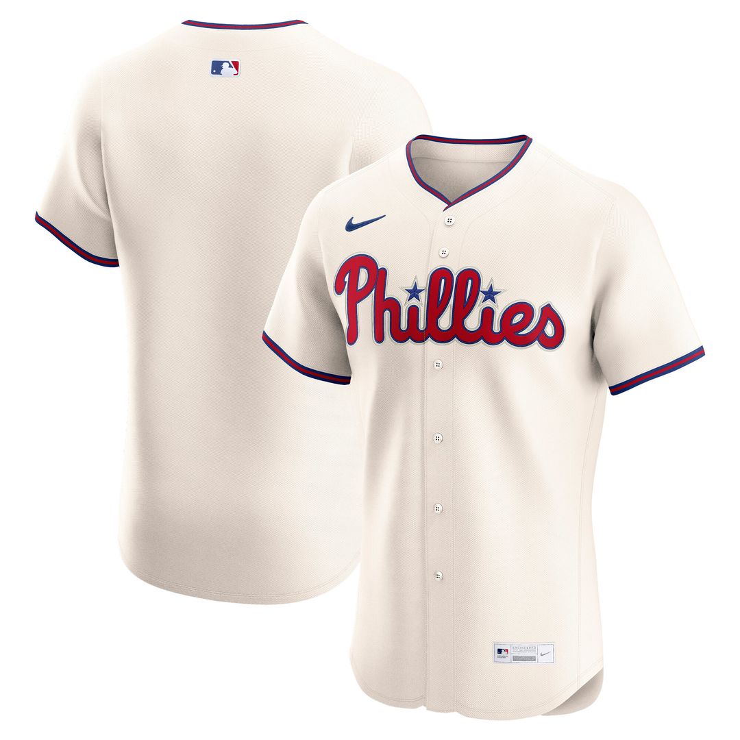 Philadelphia Phillies Nike Home Elite Jersey - White
