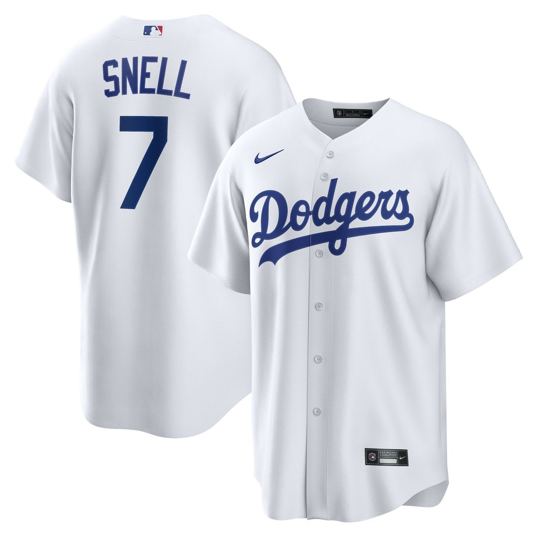 Blake Snell Los Angeles Dodgers Nike Home Replica Jersey - White