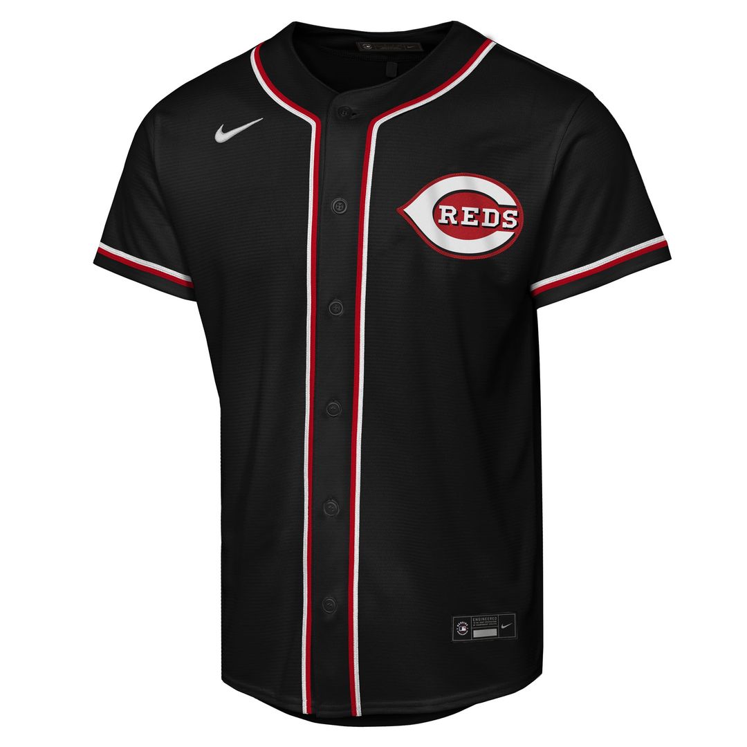 Elly De La Cruz Cincinnati Reds Nike Youth Fashion Replica Player Jersey - Black