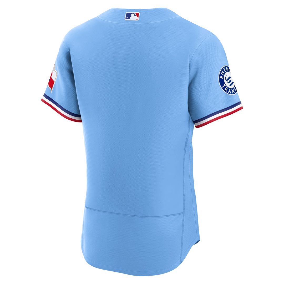 Texas Rangers Nike Alternate Authentic Jersey - Light Blue