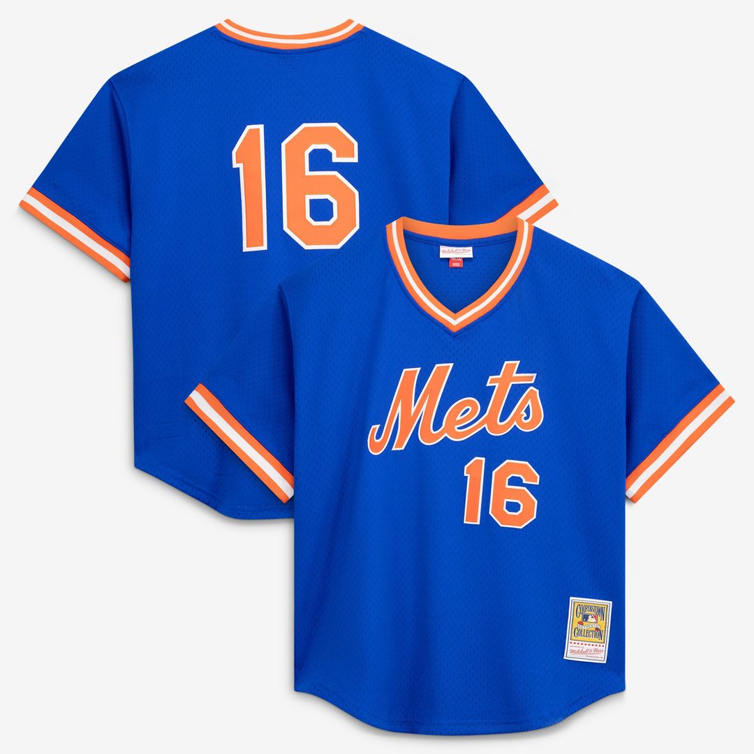 Dwight Gooden New York Mets Mitchell & Ness Authentic Batting Practice Jersey - Royal