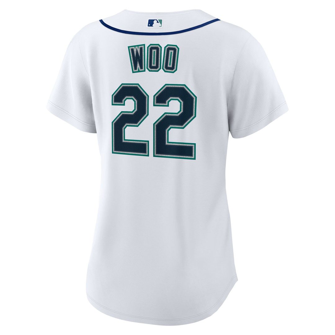 Bryan Woo Seattle Mariners Nike Women's Home Replica Jersey - White