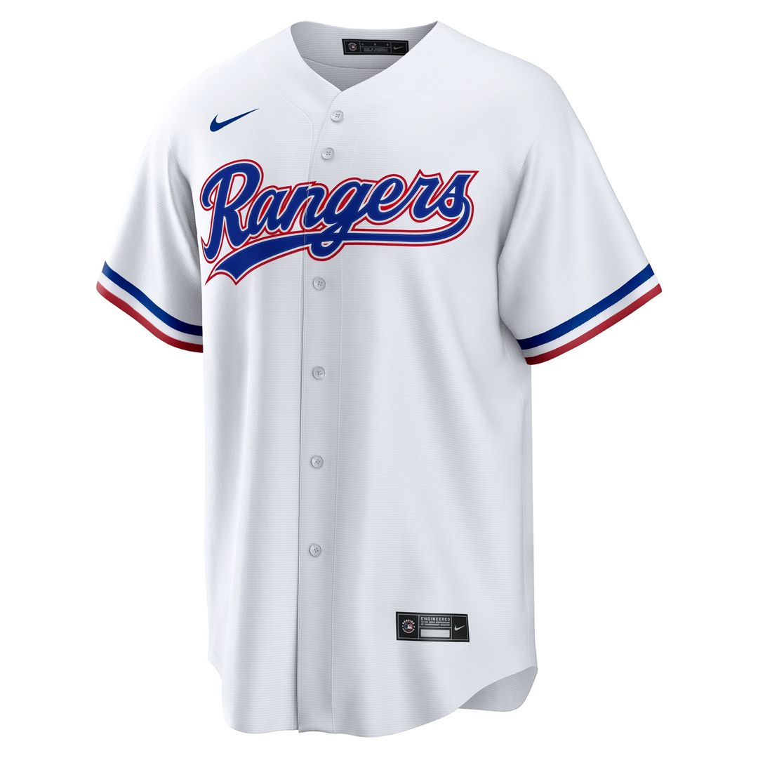 Wyatt Langford Texas Rangers Nike Home Replica Jersey - White