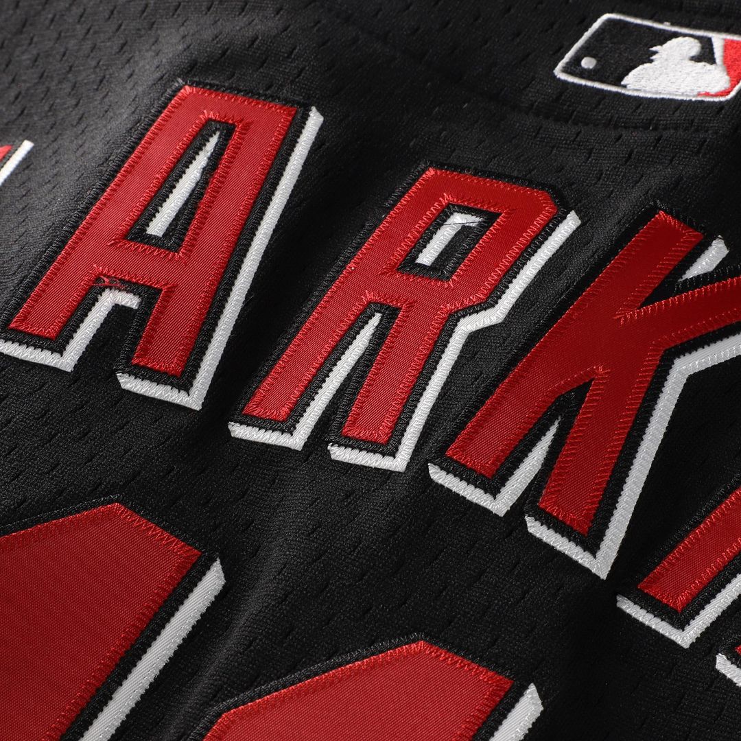 Barry Larkin Cincinnati Reds Mitchell & Ness Cooperstown Collection Mesh Batting Practice Button-Up Jersey - Black