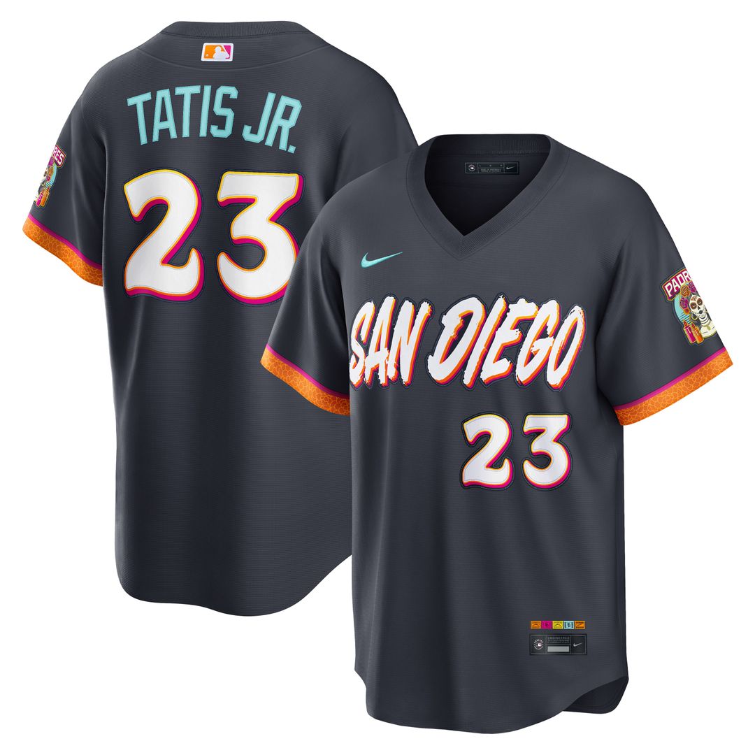 Fernando Tatis Jr. San Diego Padres Nike 2026 City Connect Stadium Jersey - Obsidian