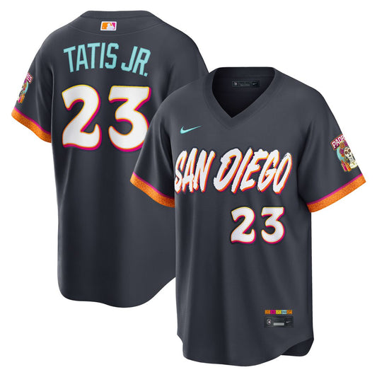 Fernando Tatis Jr. San Diego Padres Nike 2026 City Connect Stadium Jersey - Obsidian