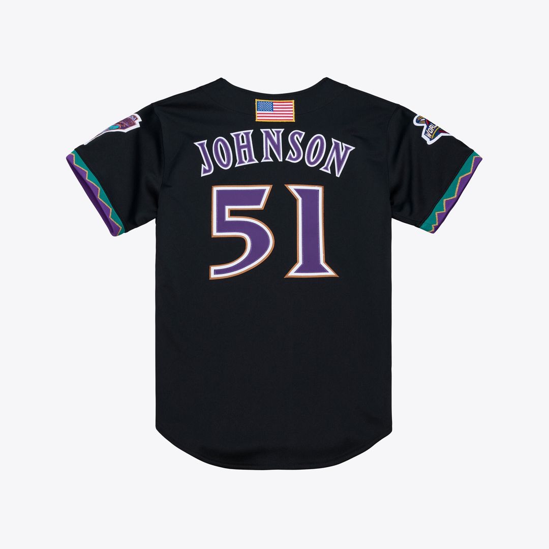 Randy Johnson Arizona Diamondbacks Mitchell & Ness 2001 Authentic Jersey - Black
