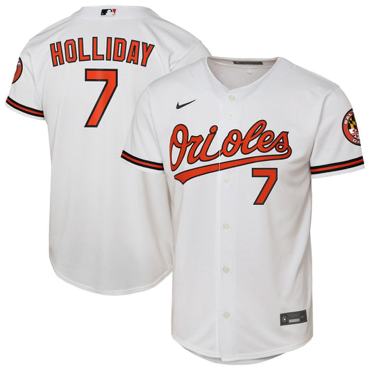 Jackson Holliday Baltimore Orioles Nike Youth Home Stadium Player Jersey - White