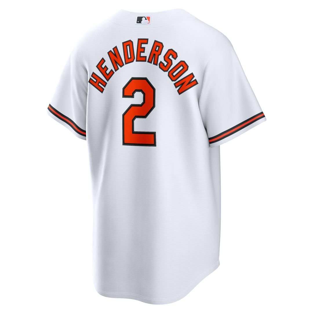 Gunnar Henderson Baltimore Orioles Nike Home Replica Jersey - White