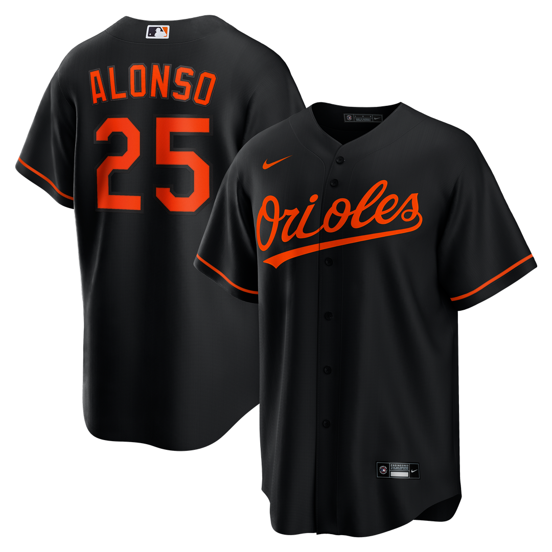 Pete Alonso Baltimore Orioles Nike Alternate Replica Jersey - Black