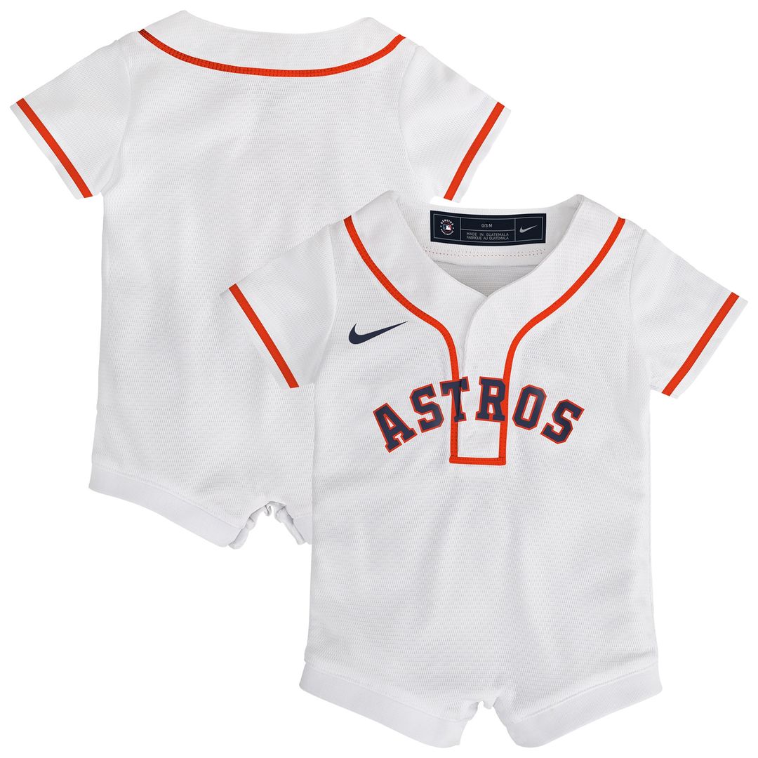 Houston Astros Nike Newborn Home Replica Romper Jersey - White