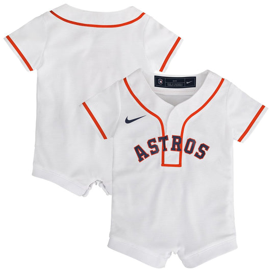 Houston Astros Nike Newborn Home Replica Romper Jersey - White