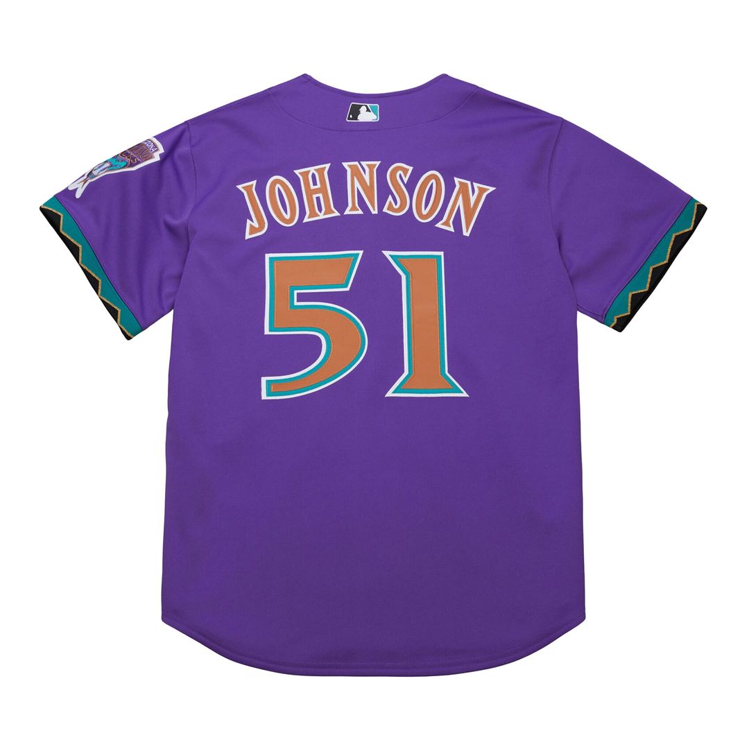 Randy Johnson Arizona Diamondbacks Mitchell & Ness 2001 Authentic Jersey - Black