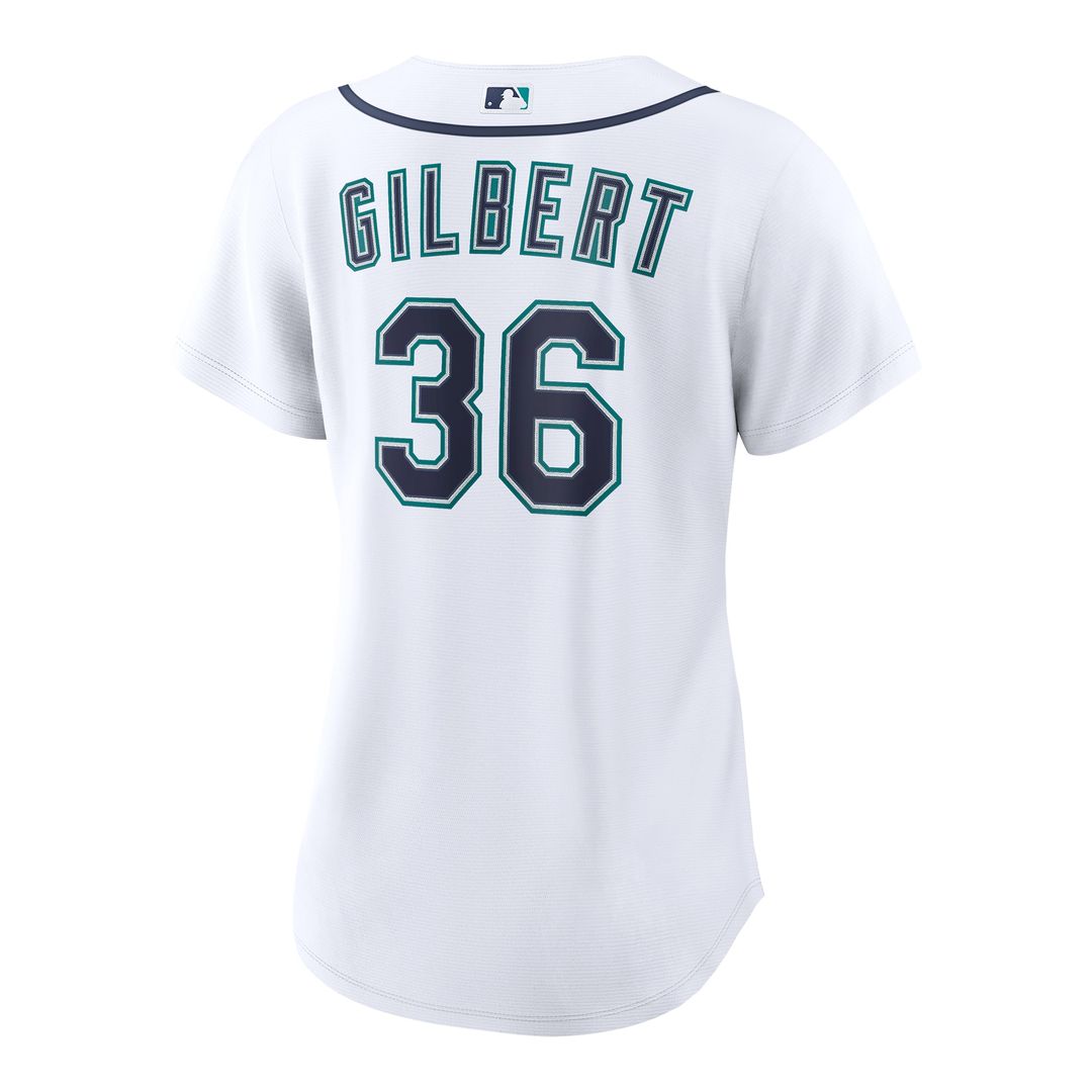 Logan Gilbert Seattle Mariners Nike Women's Home Replica Jersey - White