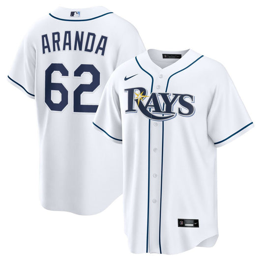 Jonathan Aranda Tampa Bay Rays Nike Home Replica Jersey - White
