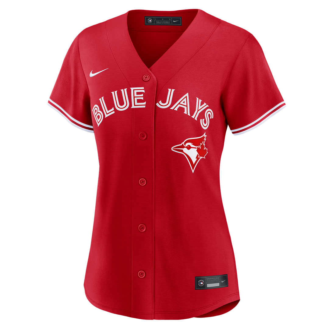 Toronto Blue Jays Nike Women's Alternate Replica Jersey - Red