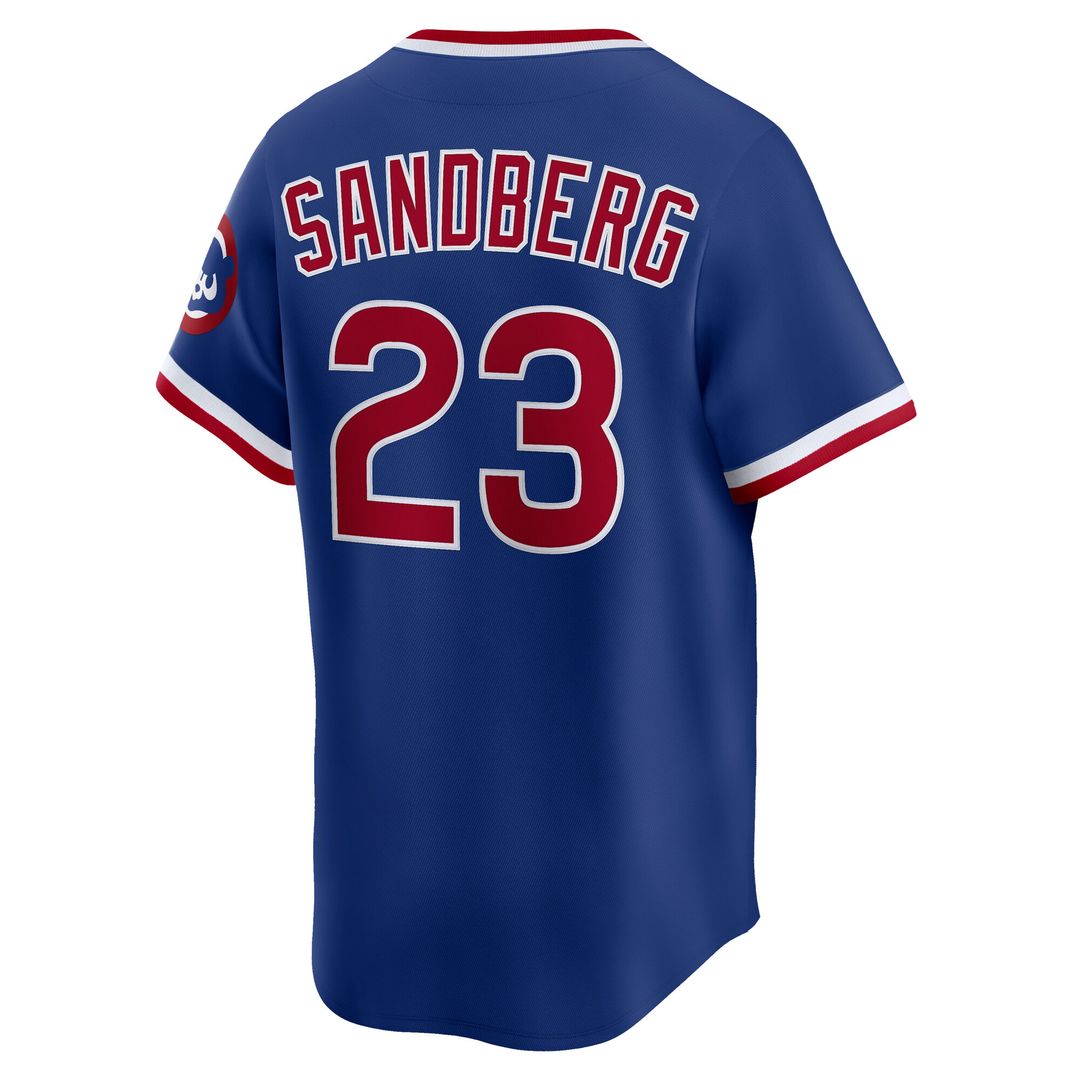 Ryne Sandberg Chicago Cubs Nike Throwback Cooperstown Collection Limited Jersey - Royal