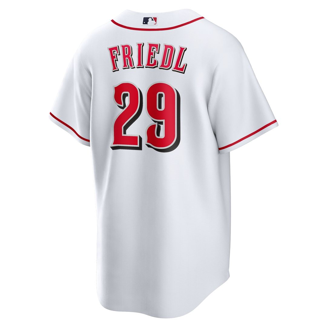 TJ Friedl Cincinnati Reds Nike Home Replica Jersey - White