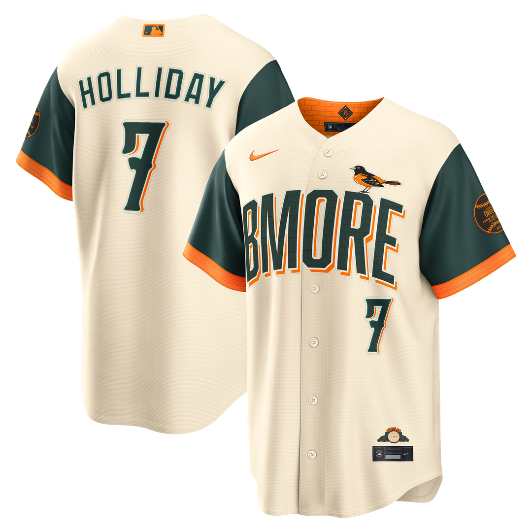 Jackson Holliday Baltimore Orioles Nike 2026 City Connect Stadium Jersey - Cream