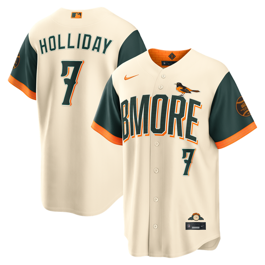 Jackson Holliday Baltimore Orioles Nike 2026 City Connect Stadium Jersey - Cream