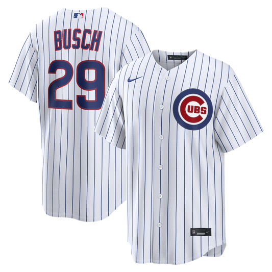 Michael Busch Chicago Cubs Nike Home Replica Jersey - White