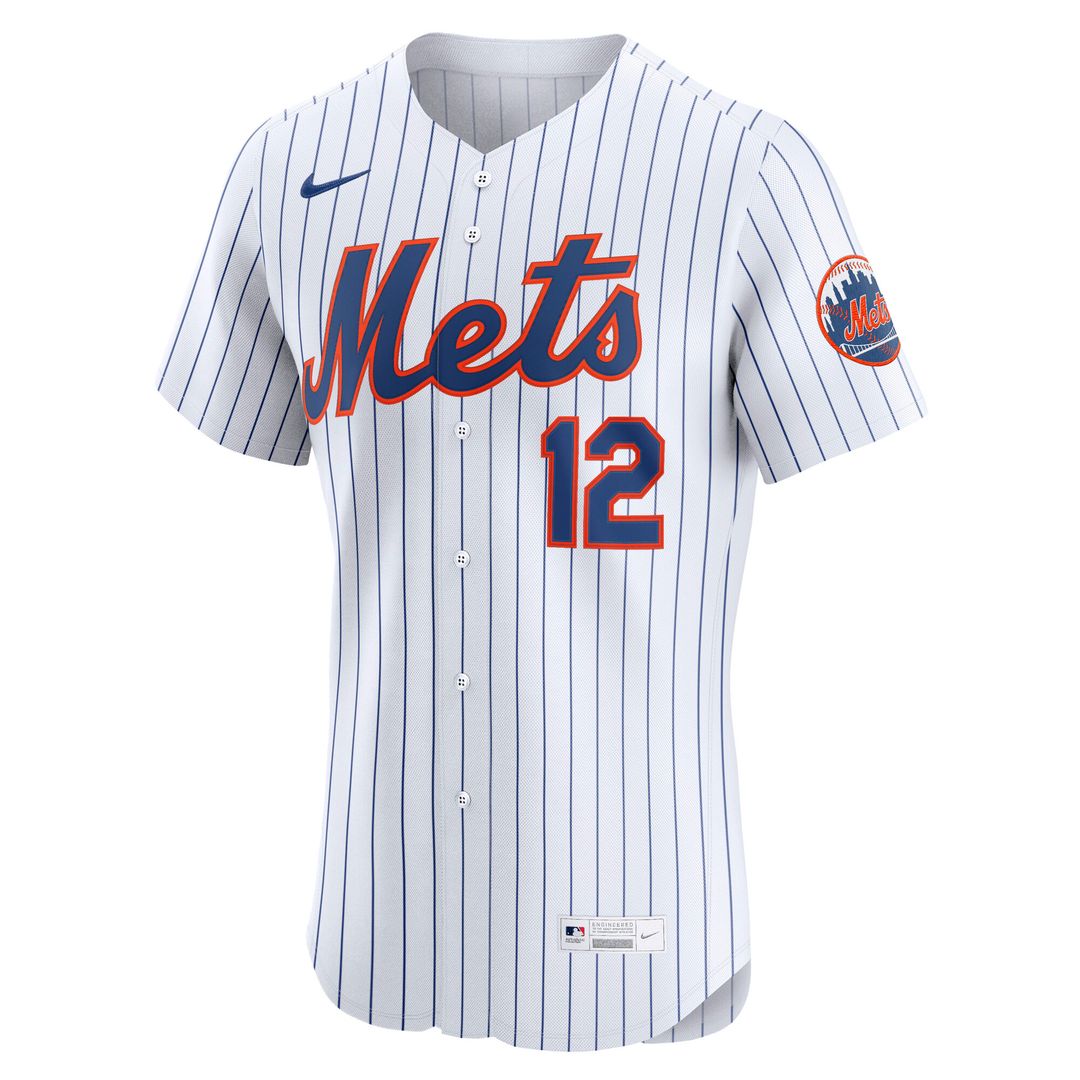 Francisco Lindor New York Mets Nike Home Elite Player Jersey - White