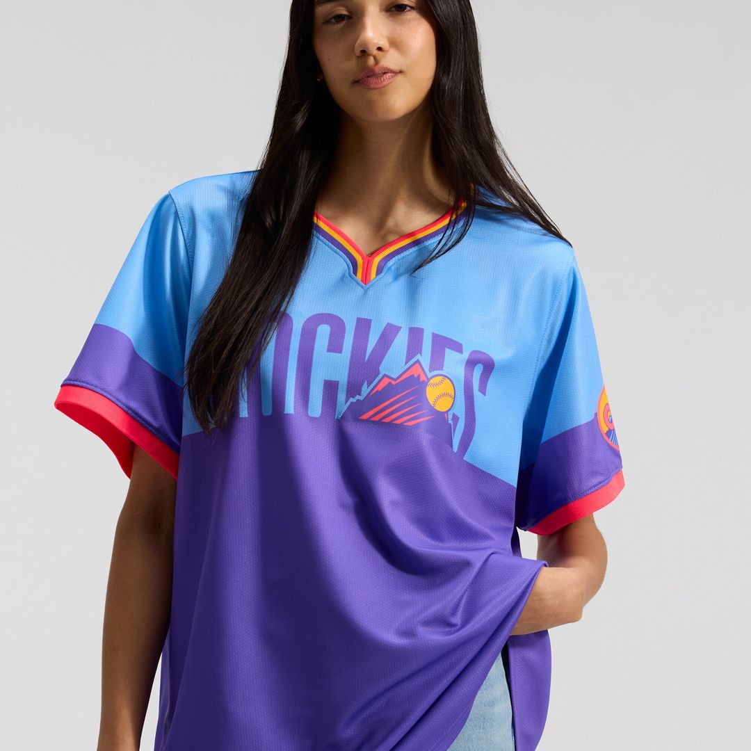 Colorado Rockies Nike Women's 2025 City Connect Limited Jersey - Purple/Light Blue