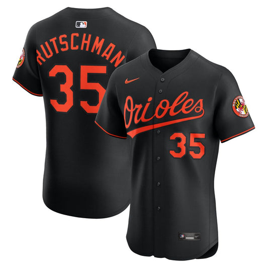 Adley Rutschman Baltimore Orioles Nike Alternate Elite Jersey - Black
