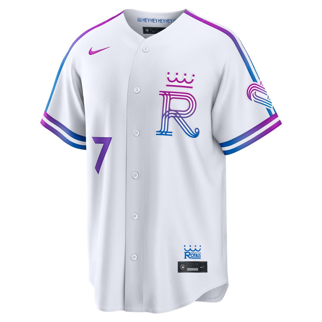Bobby Witt Jr. Kansas City Royals Nike 2026 City Connect Stadium Jersey - White