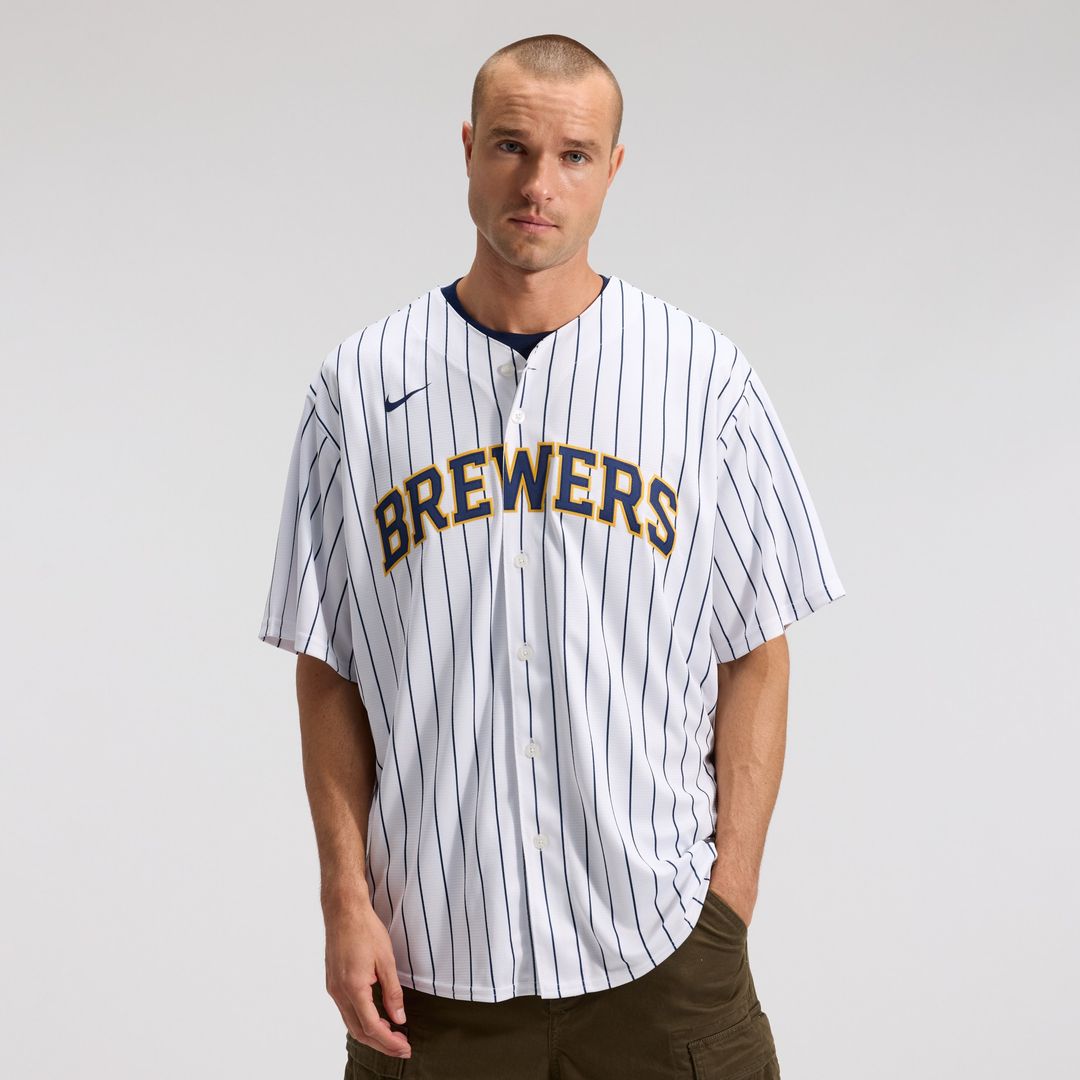 Christian Yelich Milwaukee Brewers Nike Alternate Replica Player Jersey - White