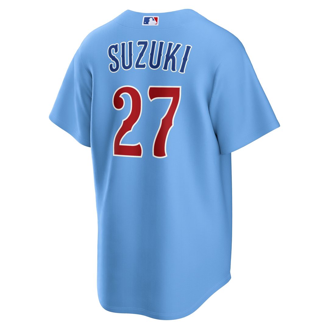 Seiya Suzuki Chicago Cubs Nike Alternate Replica Jersey - Light Blue