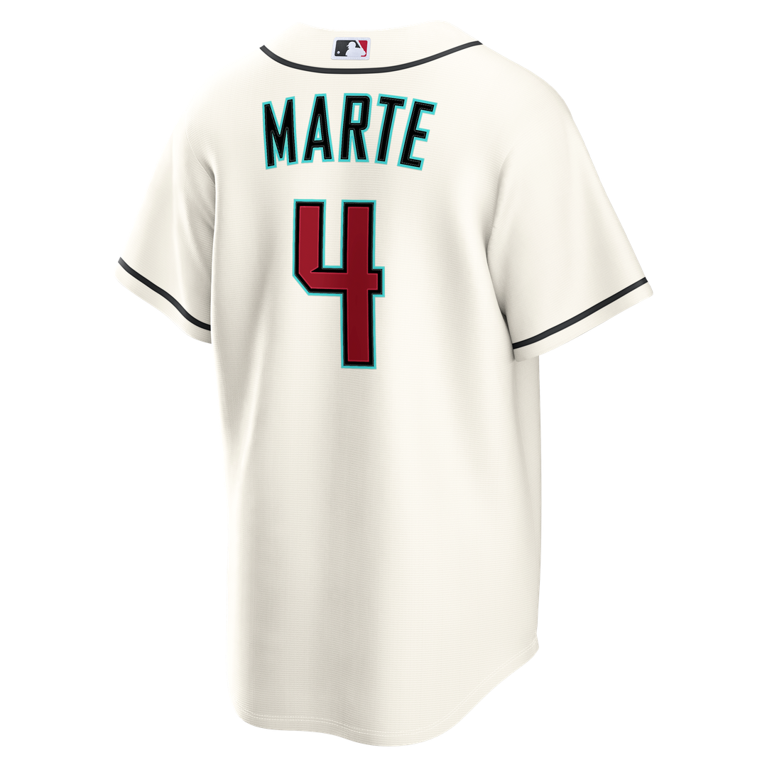 Ketel Marte Arizona Diamondbacks Nike Home Replica Jersey - Cream