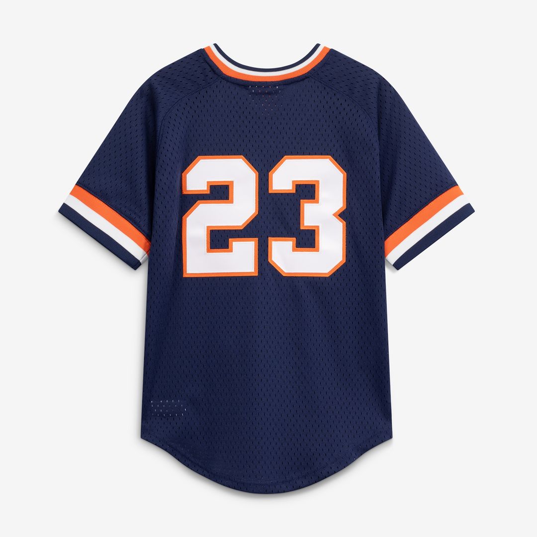 Kirk Gibson Detroit Tigers Mitchell & Ness Youth Cooperstown Collection Mesh Batting Practice Jersey - Navy
