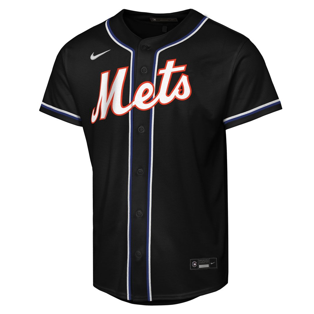 Juan Soto New York Mets Nike Youth Fashion Replica Player Jersey - Black