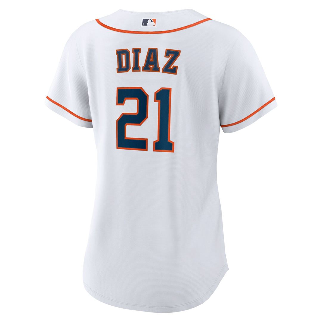 Yainer Diaz Houston Astros Nike Women's Home Replica Jersey  - White