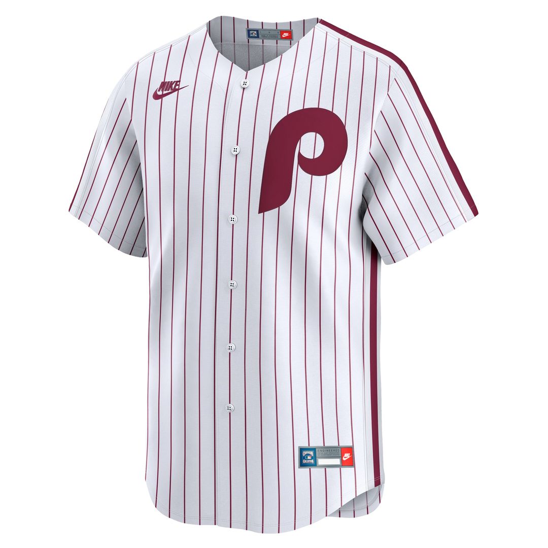 Philadelphia Phillies Nike Cooperstown Collection Limited Jersey - White