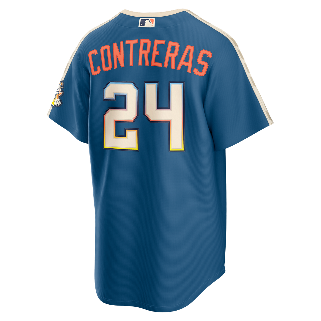 William Contreras Milwaukee Brewers Nike 2026 City Connect Stadium Jersey - Mineral Blue