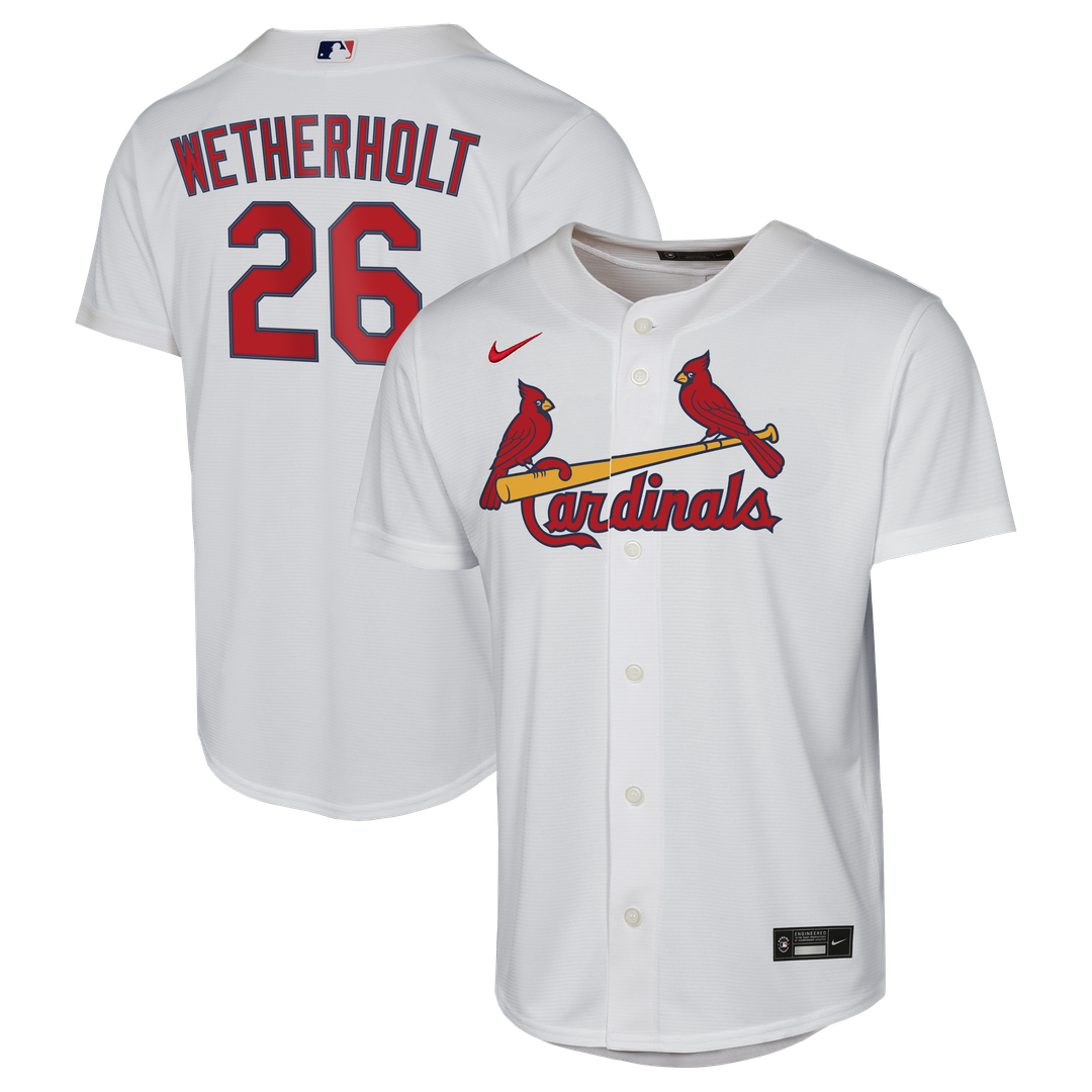 JJ Wetherholt St. Louis Cardinals Nike Youth Home Replica Jersey - White
