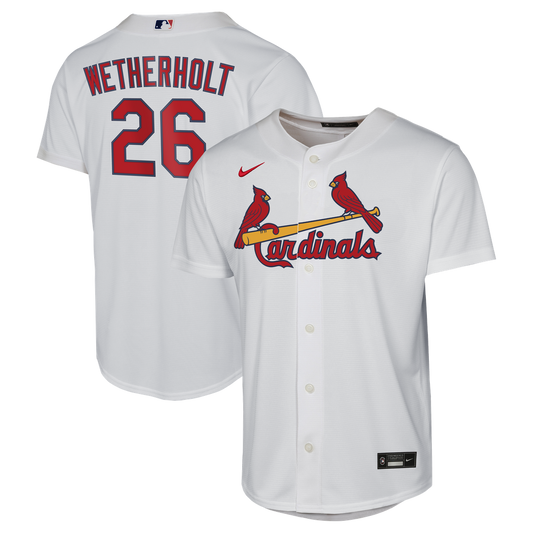 JJ Wetherholt St. Louis Cardinals Nike Youth Home Replica Jersey - White